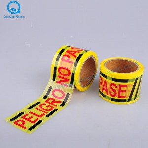 PELIGRO NO PASE Yellow Tape, PELIGRO Red Safety Tape,DANGER Safety Tape