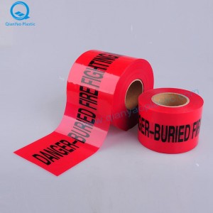 GAS Underground Warning Tape; ELECTRICITY Underground Warning Tape; FIRE Underground Warning Tape