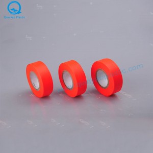 1-3/16'X150' /300' Canada Orange/ Pink PVC Non-Embossed Flagging Tape